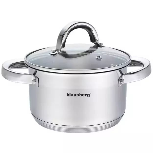 Klausberg nerūdijančio plieno puodas, 1,8 l, Ø16 cm KB-7122