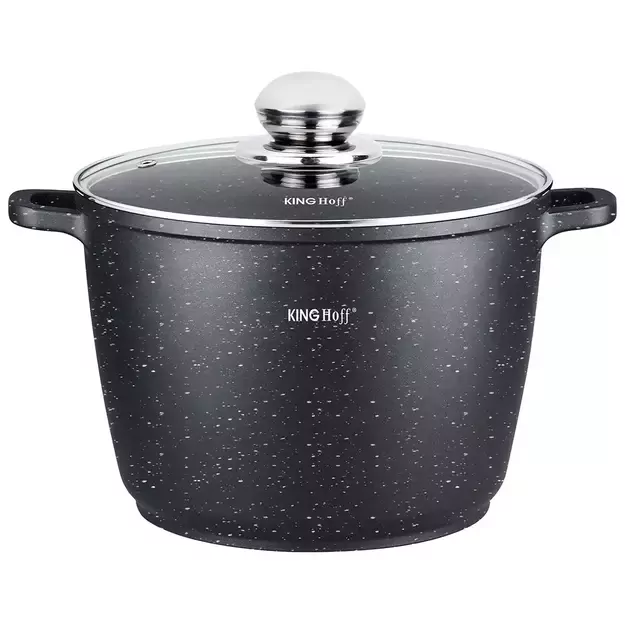 KINGHoff marmurinis puodas su dangčiu, 6,2 l, Ø24 cm KH-1598
