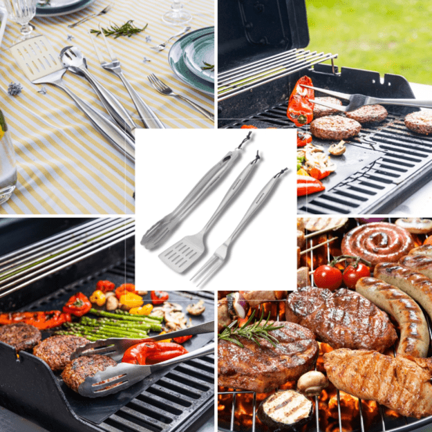 Klausberg grilio įrankių rinkinys, 3 dalių, nerūdijantis plienas KB-7900 2