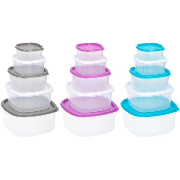 Maisto laikymo dėžučių rinkinys, 200–1800 ml, 5 vnt. 871125206390