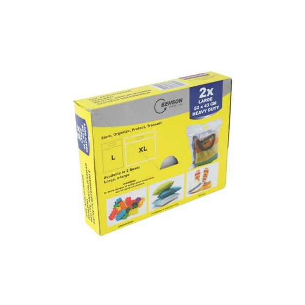 Benson sandėliavimo maišai su užtrauktuku 52 × 43 cm 2 vnt.