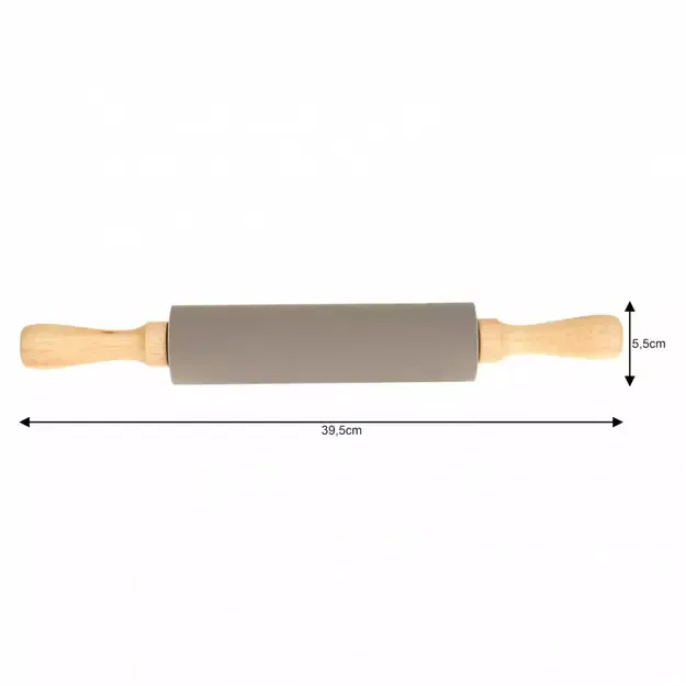 Kinghoff silikoninis kočėlas pilkas 39,5 × 5 × 5 cm KH-1628 1