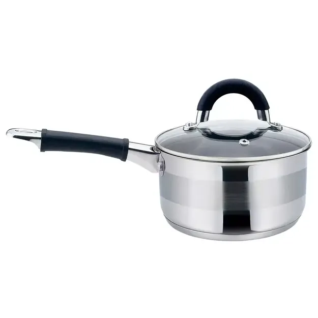 Kinghoff plieninis puodas su dangčiu Ø14 cm 1 l KH-1254