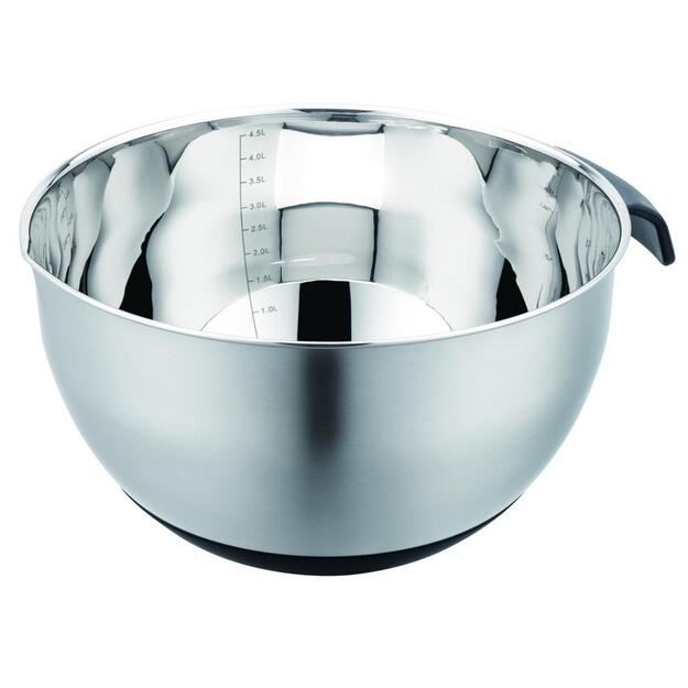 KINGHoff nerūdijančio plieno dubuo su daugiafunkciu dangčiu, 5 l, juodas KH-1861 3