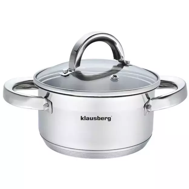 Klausberg nerūdijančio plieno puodas, 1 l, Ø14 cm KB-7121