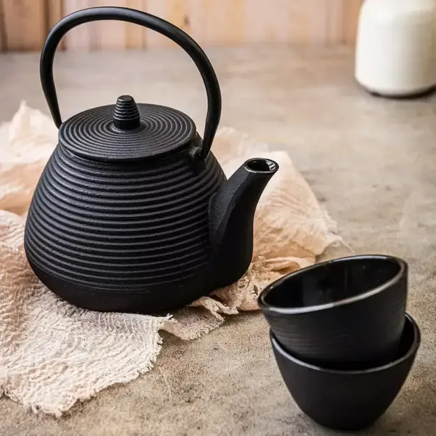 Kinghoff ketaus arbatinukas su filtru ir puodeliais 1 l KH-1846 2