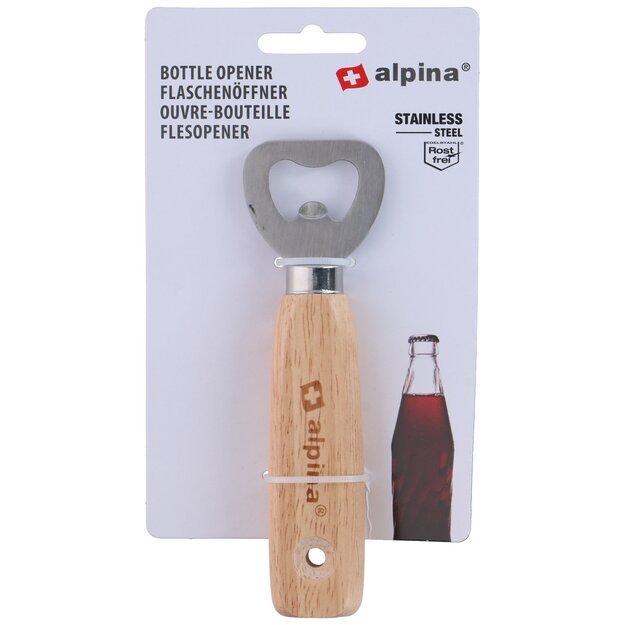 Alpina butelių atidarytuvas su ergonomine rankena 871125206788
