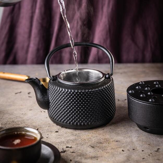 Kinghoff ketaus arbatinukas su filtru ir šildytuvu 0,8 l KH-1847 1