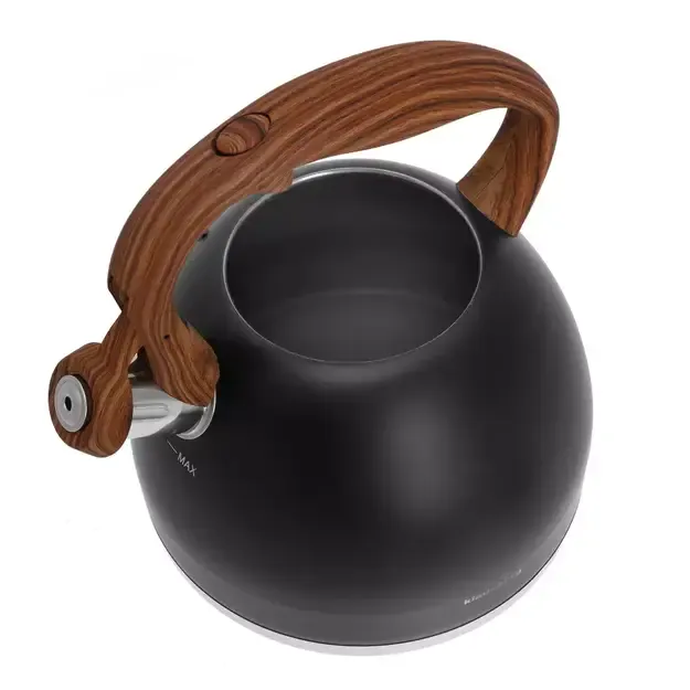 Klausberg arbatinukas su švilpuku nerūdijančio plieno 3 l juodas KB-7450 3