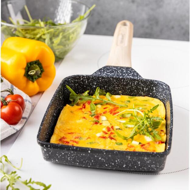 Klausberg stačiakampė keptuvė su marmuro danga 36 × 15 × 4 cm KB-7813