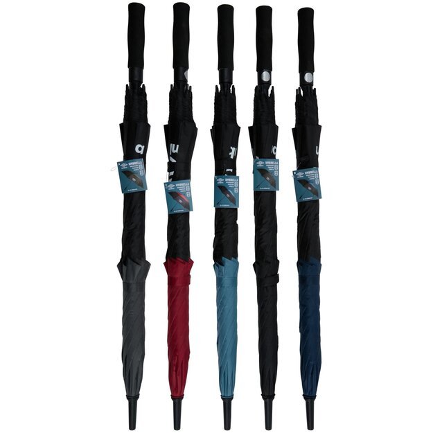 UMBRO vėjui atsparus skėtis, 68,5 cm, Ø1,2 m, 871125247668