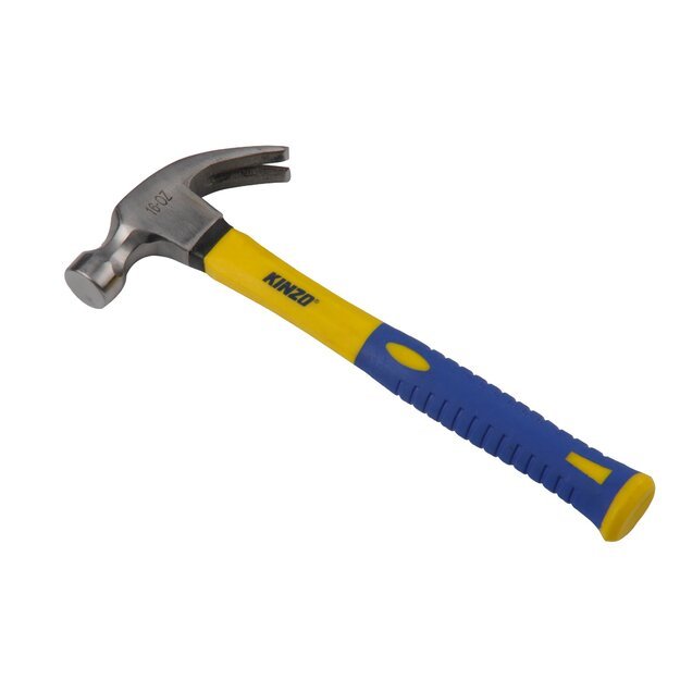 KINZO plaktukas su nagų ištraukėju, 450 g, neslystanti rankena, 871125271894 1