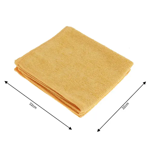 Kinghoff mikropluošto šluostės geltonos 32 × 32 cm 2 vnt. KH-2112 1