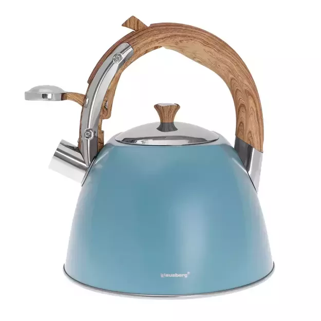 Klausberg nerūdijančio plieno virdulys su švilpuku, 3 l, turkio KB-7499 2