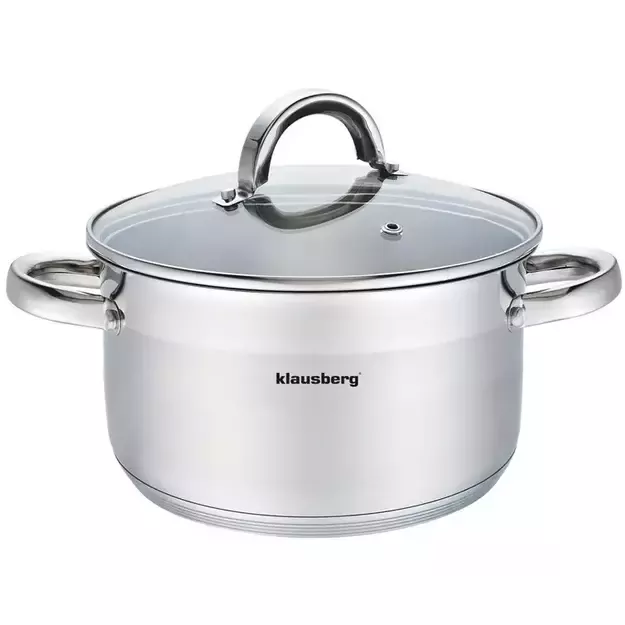 Klausberg nerūdijančio plieno puodas, 3,5 l, Ø20 cm KB-7124