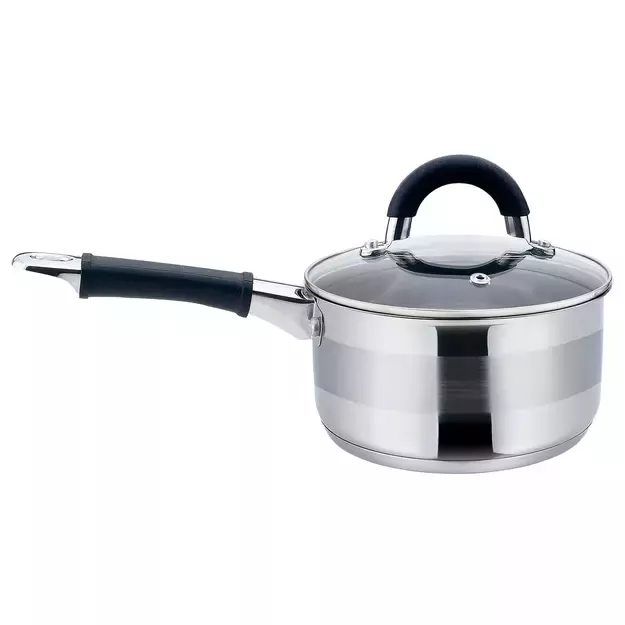 KINGHoff nerūdijančio plieno puodas su dangčiu, 0,5 l, Ø12 cm KH-1253