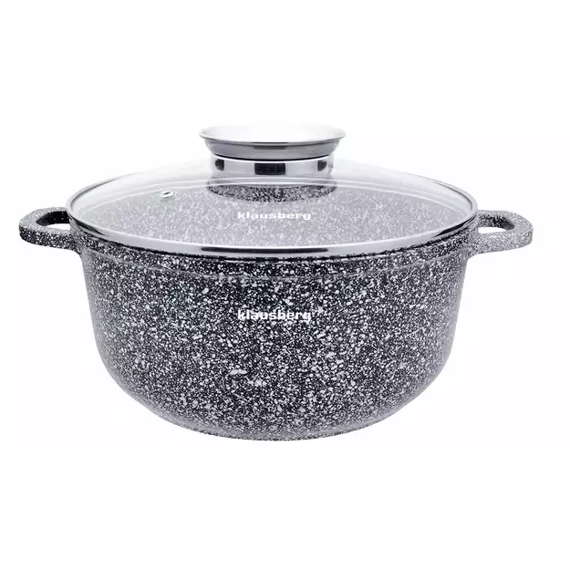 Klausberg aliumininis puodas su dangčiu, 3,3 l, Ø22 cm KB-7521