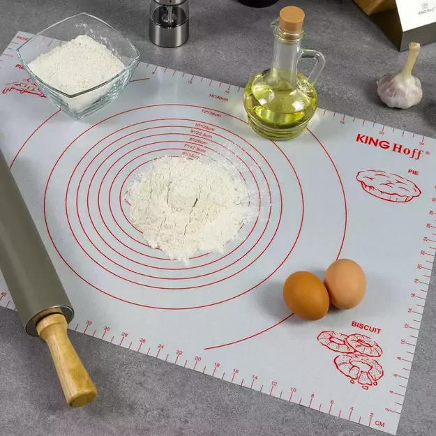 Kinghoff silikoninis kepimo kilimėlis 60 × 40 cm KH-1537 1