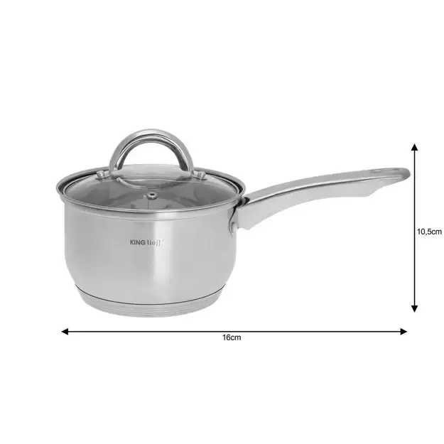 Kinghoff puodų rinkinys 10 dalių, plienas KH-4449 2