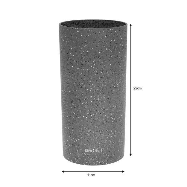 KINGHoff peilių stovas, pilkas marmurinis, 11 × 22 cm KH-1249 4