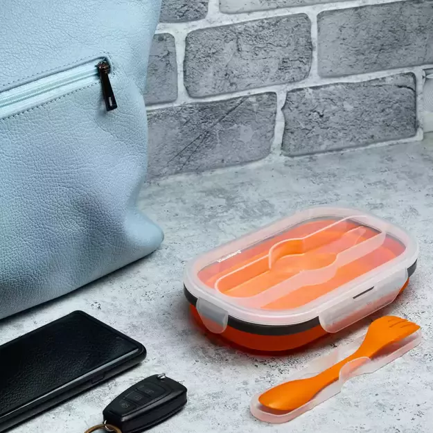 Klausberg silikoninė maisto dėžutė, įvairių spalvų, 800 ml KB-7022 2