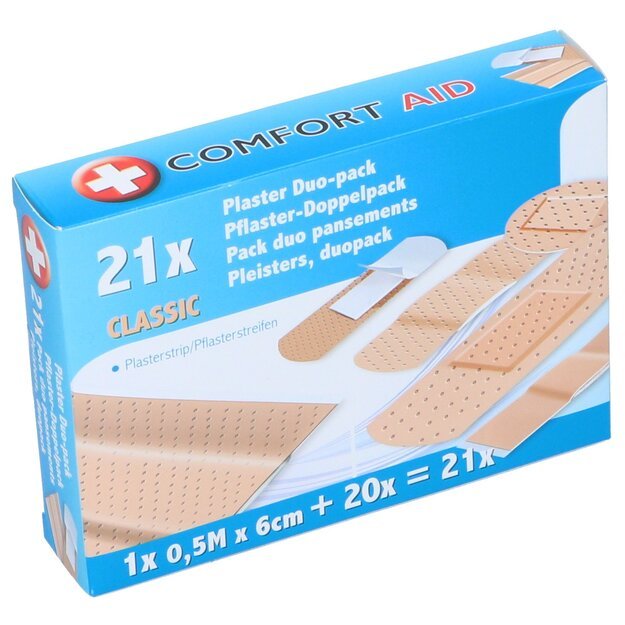 Comfort Aid pleistrai, 50 × 6 cm, 21 vnt. 871125200019