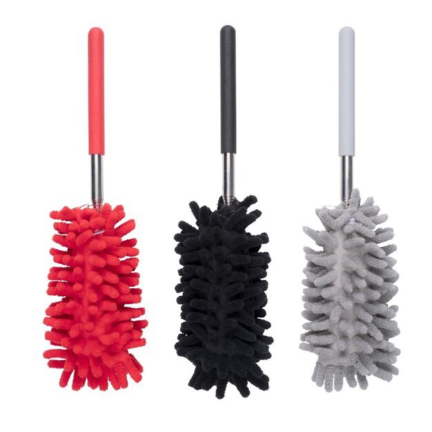 Dirt Devil teleskopinis dulkių šepetys, 28–76 cm, šeniliniai šereliai, įvairių spalvų 871125247710