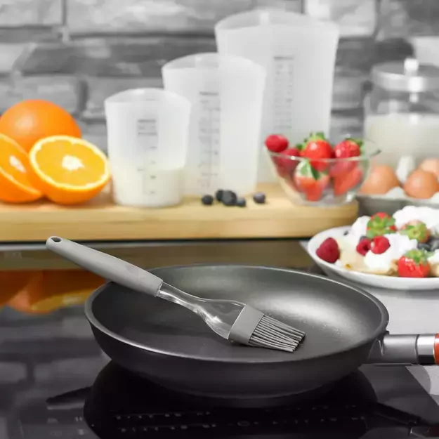 Kinghoff silikoninis teptukas, pilkas 24 × 4,8 × 1,5 cm KH-1623 1