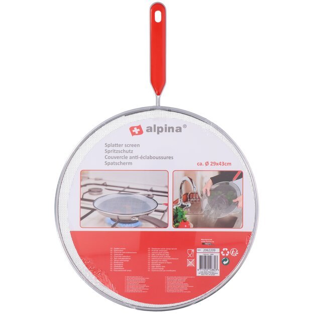 Alpina riebalų purslų apsauga Ø29 × 43 cm 871125214882 1