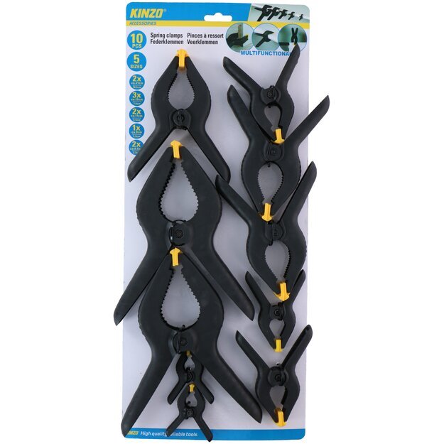 KINZO spaustuvų rinkinys, 10 vnt., 21–6,5 cm, 871125224878 1