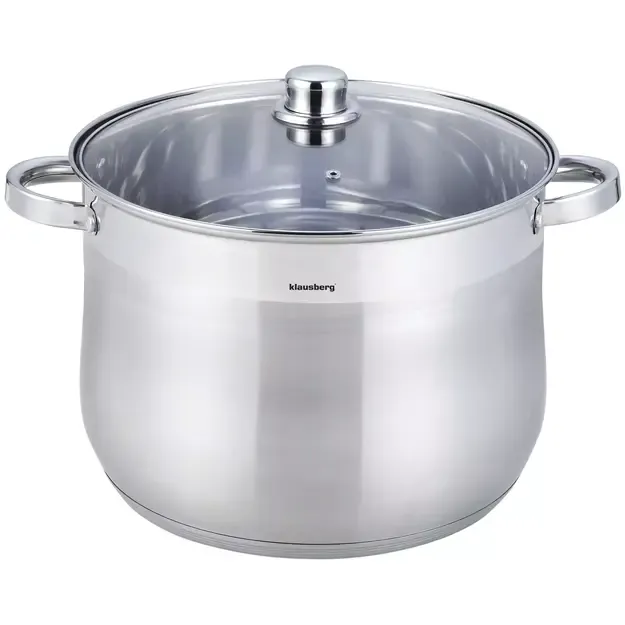 Klausberg plieninis puodas Ø30 cm 16 l KB-7166