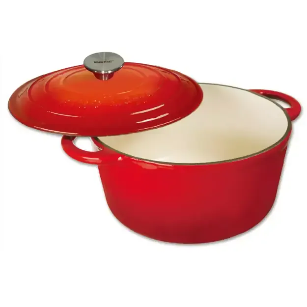 Kinghoff ketaus puodas raudonas Ø21 cm 2,4 l KH-1614 2