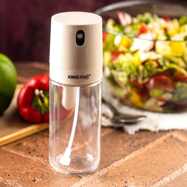 Kinghoff aliejaus ir acto purkštuvas 250 ml stiklinis KH-2005 1