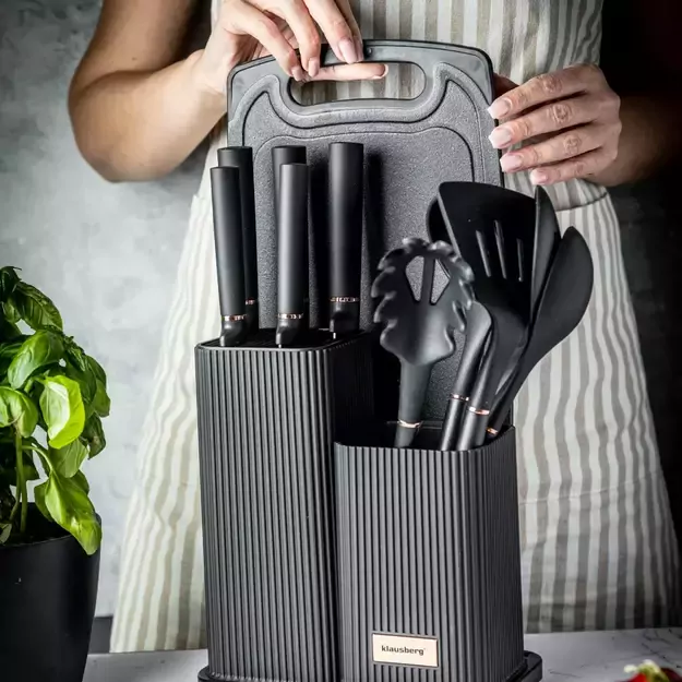 Klausberg virtuvinių peilių, įrankių ir pjaustymo lentos rinkinys, 12 dalių KB-7835 5