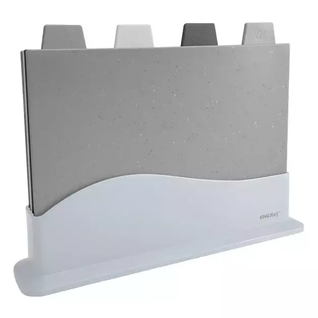 KINGHoff pjaustymo lentelių rinkinys su stovu, 4 dalių KH-1743 2