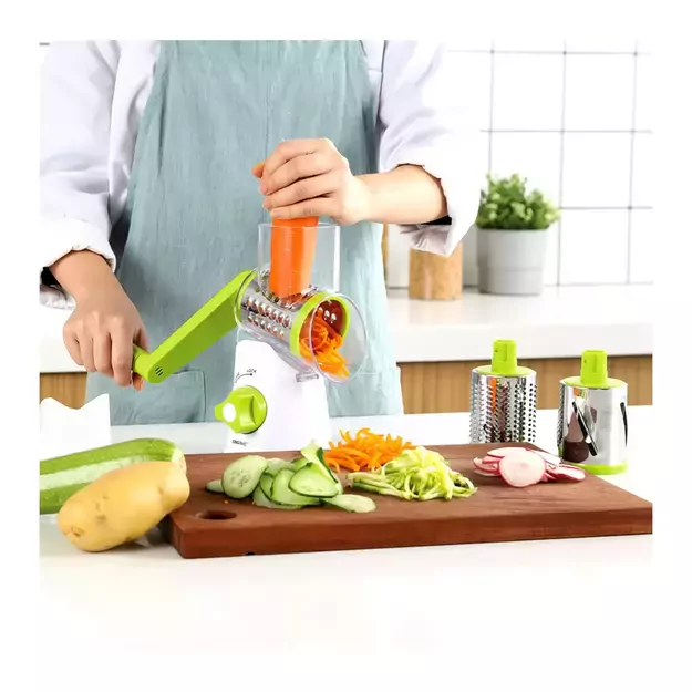 Kinghoff rankinė būgninė tarkavimo sistema, žalia 26,5 × 12,5 × 24 cm KH-1652 2