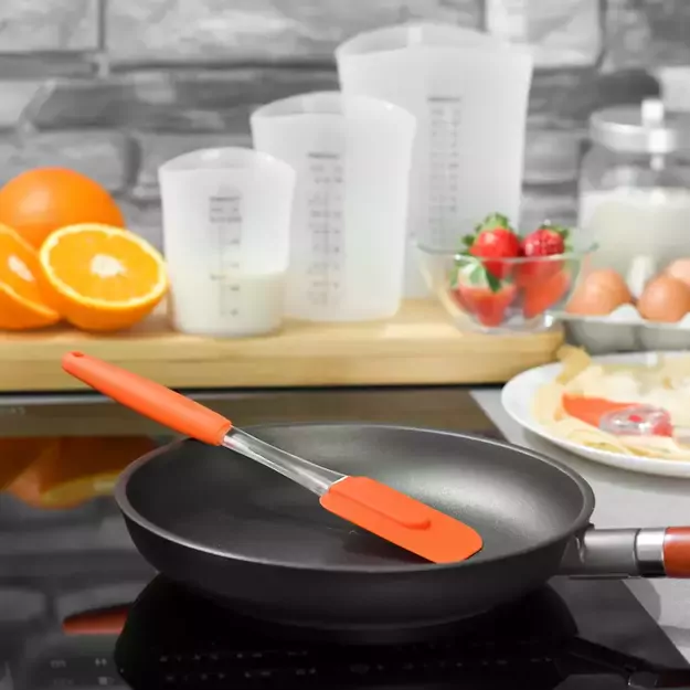 Kinghoff silikoninė mentelė, įvairių spalvų, 26,5 × 6 × 1,8 cm KH-4625 1