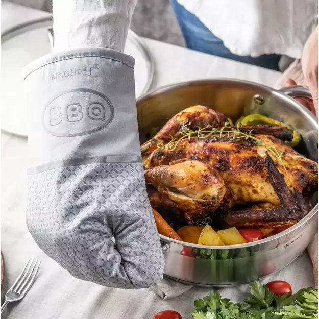 Kinghoff orkaitės pirštinė, pilka KH-1837 1