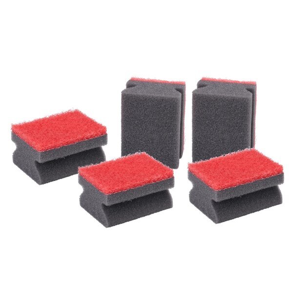 Dirt Devil valymo kempinės su ergonomišku sukibimu, 5 vnt., 80 × 60 × 43 mm 871125247762