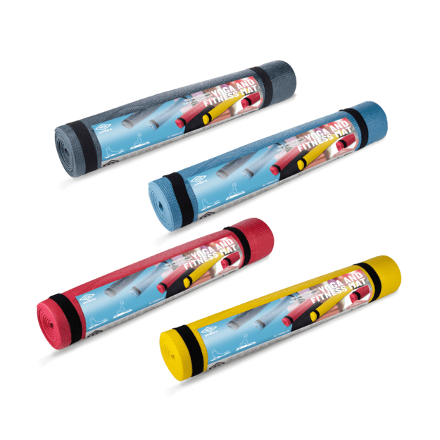 UMBRO jogos ir mankštos kilimėlis, 173 × 58 × 0,4 cm, įvairių spalvų, 871125226861