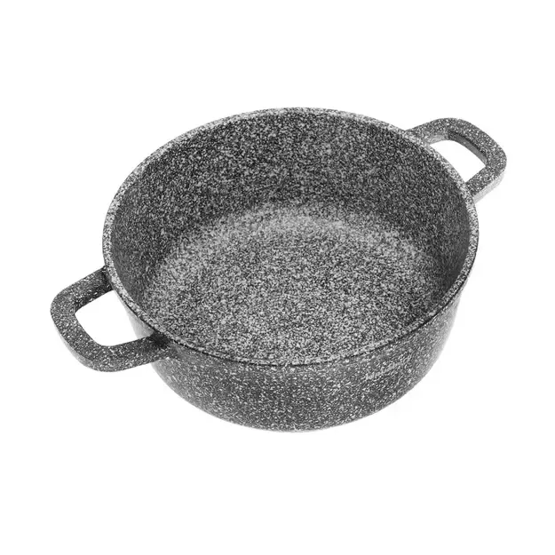 Klausberg puodų rinkinys 6 dalių pilkas marmuro efekto Ø20 / 24 / 28 cm KB-7533 2