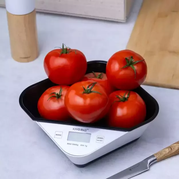 Kinghoff virtuvinės svarstyklės su dubeniu 0,8 l KH-1826 1