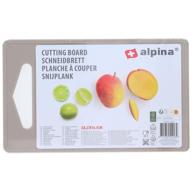 Alpina pjaustymo lentelė, įvairių spalvų, 27 × 16,5 cm 871125255243