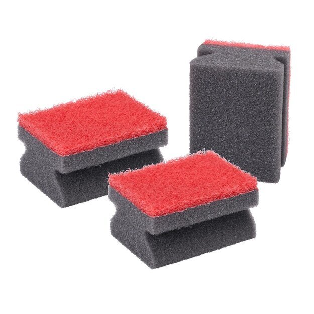 Dirt Devil valymo kempinės su ergonomišku sukibimu, 3 vnt., 95 × 65 × 43 mm 871125247761