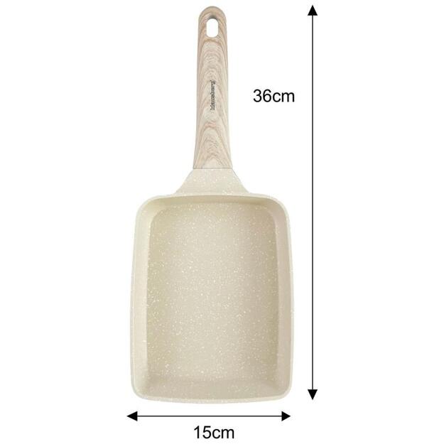 Klausberg stačiakampė keptuvė su marmuro danga 36 × 15 × 4 cm KB-7815