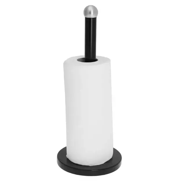 KINGHoff plieninis popierinių rankšluosčių laikiklis, juodas KH-1219 2