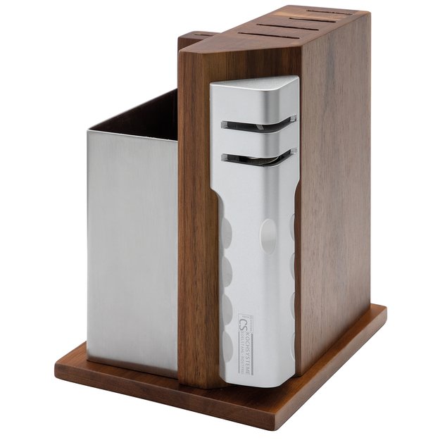 CS Kochsysteme SOLTAU virtuvinių peilių ir įrankių rinkinys su mediniu stovu, 12 dalių 3