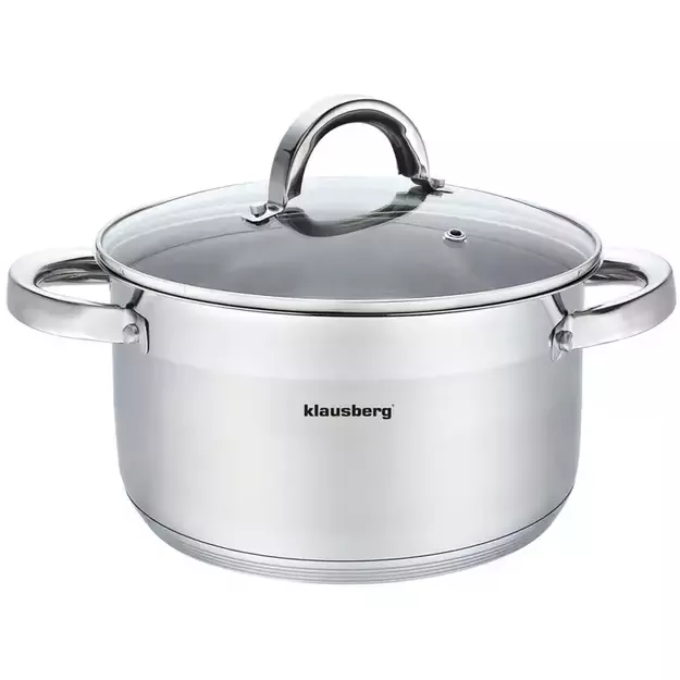 Klausberg nerūdijančio plieno puodas, 4,6 l, Ø22 cm KB-7125