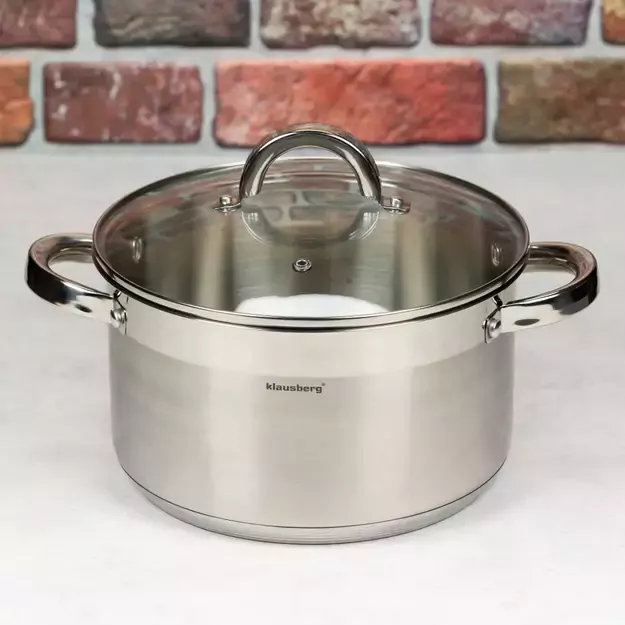 Klausberg nerūdijančio plieno puodas, 4,6 l, Ø22 cm KB-7125 2