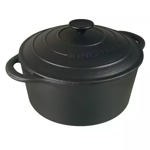 KINGHoff ketaus puodas su rankenomis, juodas, 2,4 l, Ø21 cm, KH-2253